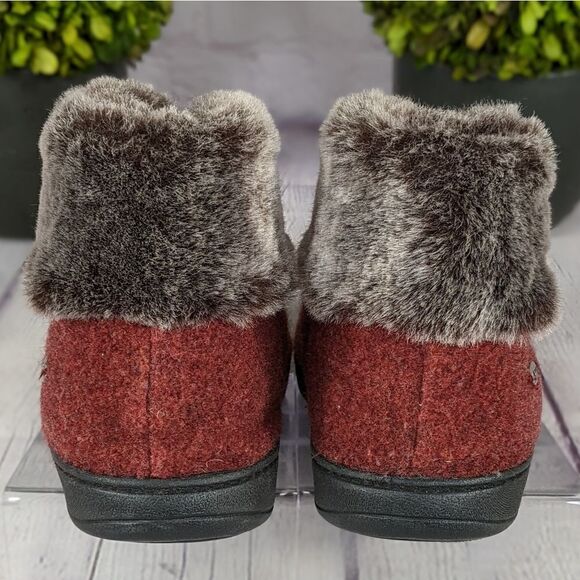 Acorn Faux Fur Chinchilla Booties - Picture 5 of 10